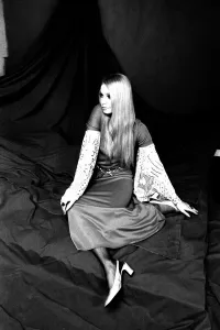 Images Dated 13th April 1970: A fashion shoot from 13 April 1970 - A model wears a dress