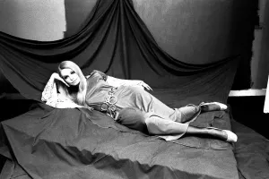 Images Dated 13th April 1970: A fashion shoot from 13 April 1970 - A model wears a dress