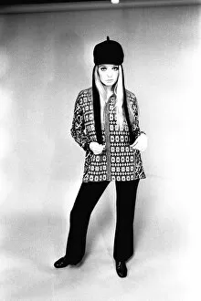 Images Dated 13th April 1970: A fashion shoot from 13 April 1970 - A model wears a kaftan and trousers