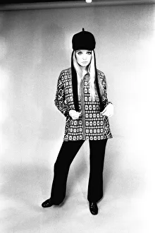 Images Dated 13th April 1970: A fashion shoot from 13 April 1970 - A model wears a kaftan and trousers