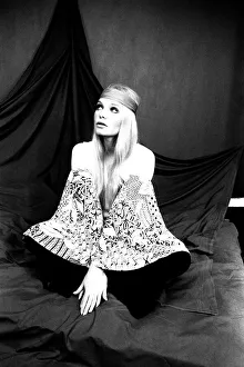 Images Dated 13th April 1970: A fashion shoot from 13 April 1970 - A model wears a kaftan and trousers