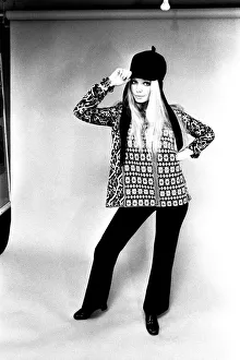 Images Dated 13th April 1970: A fashion shoot from 13 April 1970 - A model wears a kaftan and trousers