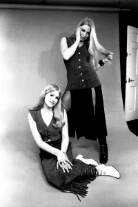 Images Dated 13th April 1970: A fashion shoot from 13 April 1970 - Models wear dresses with knee lenght boots