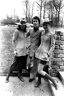 Images Dated 28th April 1970: A fashion shoot featuring men and women from Newcastle Breweries at Gosforth Park Hotel