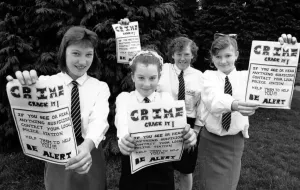 Four fearless crimestoppers have come up with an idea to enlist support for their local Four fearless crimestoppers have come up with an idea to enlist support for their local