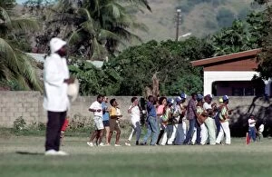 February 1990 90-1082-005 International Test Match Cricket. West Indies vs England