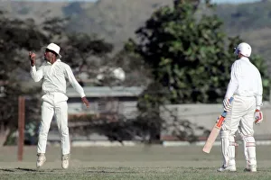 February 1990 90-1082-009 International Test Match Cricket. West Indies vs England February 1990 90-1082-009 International Test Match Cricket. West Indies vs England