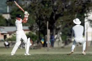 February 1990 90-1082-026 International Test Match Cricket. West Indies vs England February 1990 90-1082-026 International Test Match Cricket. West Indies vs England