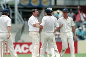 February 1990 90-1082-040 International Test Match Cricket. West Indies vs England February 1990 90-1082-040 International Test Match Cricket. West Indies vs England