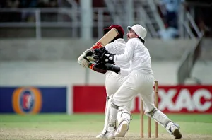 February 1990 90-1082-052 International Test Match Cricket. West Indies vs England February 1990 90-1082-052 International Test Match Cricket. West Indies vs England
