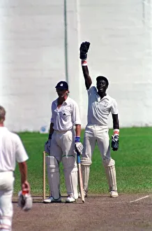 February 1990 90-1082-065 International Test Match Cricket. West Indies vs England February 1990 90-1082-065 International Test Match Cricket. West Indies vs England