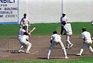 February 1990 90-1082-067 International Test Match Cricket. West Indies vs England February 1990 90-1082-067 International Test Match Cricket. West Indies vs England