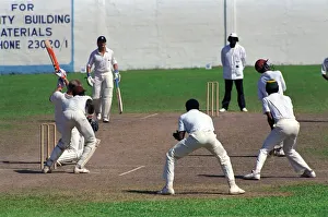 February 1990 90-1082-069 International Test Match Cricket. West Indies vs England February 1990 90-1082-069 International Test Match Cricket. West Indies vs England