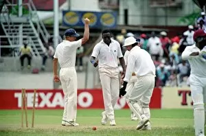 February 1990 90-1082-085 International Test Match Cricket. West Indies vs England