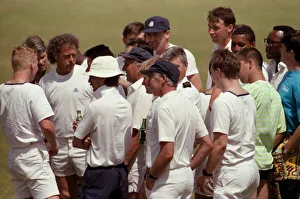 February 1990 90-1082-090 International Test Match Cricket. West Indies vs England February 1990 90-1082-090 International Test Match Cricket. West Indies vs England