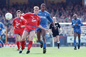Images Dated 4th May 1991: Fee £75 for online and £150 for print Wimbledon v Crystal Palace