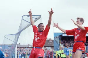 Images Dated 4th May 1991: Fee £75 for online and £150 for print Wimbledon v Crystal Palace