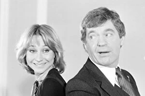 Images Dated 10th March 1981: Felicity Kendal and Lawrie McMenemy March 1981 who shared the National Hairdressess