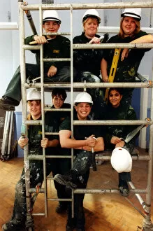 Images Dated 12th October 1998: Female apprentices at Citiworks, Byker learning trades that traditionally were done by