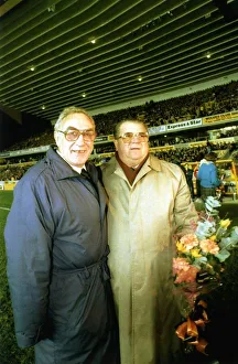 Ferenc Puskas former footballer with Billy Wright December 1993 Ferenc Puskas former footballer with Billy Wright December 1993