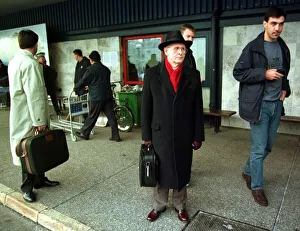 Fergus McCann Celtic Football Club December 1998 standing outside Zagreb Airport Fergus McCann Celtic Football Club December 1998 standing outside Zagreb Airport