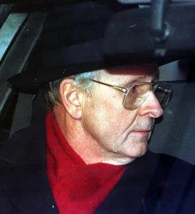 Fergus McCann December 1998 arrives in Zagreb for talks with footballer player Marko Fergus McCann December 1998 arrives in Zagreb for talks with footballer player Marko