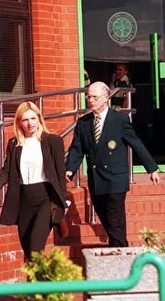Fergus McCann and wife Elspeth leave stadium August 1998 Fergus McCann and wife Elspeth leave stadium August 1998