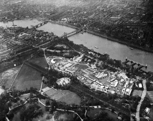 Festival of Britain 1951 An Aerial view of the South Bank site of the Festival of Festival of Britain 1951 An Aerial view of the South Bank site of the Festival of