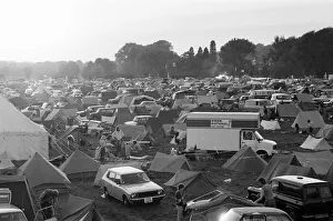 Festival goers at the 20th National Rock Festival, taking place 22nd to 24th August Festival goers at the 20th National Rock Festival, taking place 22nd to 24th August