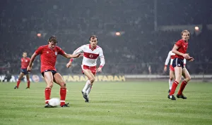FIFA 1986 World Cup Group 3 Qualifying match at Wembley. England 5 v Turkey 0 FIFA 1986 World Cup Group 3 Qualifying match at Wembley. England 5 v Turkey 0