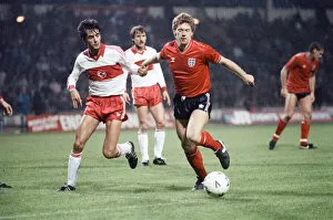Images Dated 16th October 1985: FIFA 1986 World Cup Group 3 Qualifying match at Wembley. England 5 v Turkey 0