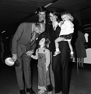 Film actor Robert Wagner and his wife Natalie Wood arrived at Heathrow Airport from Los Film actor Robert Wagner and his wife Natalie Wood arrived at Heathrow Airport from Los