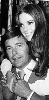 Film star Robert Wagner and his former wife Natalie Wood pictured at the Dorchester Hotel Film star Robert Wagner and his former wife Natalie Wood pictured at the Dorchester Hotel