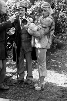 Images Dated 2nd April 1975: Filming Carry on Behind. Kenneth Connor. April 1975 75-1732-006