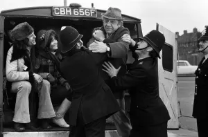 Images Dated 8th February 1972: Filming of the episode 'A Rolls By Any other Name'