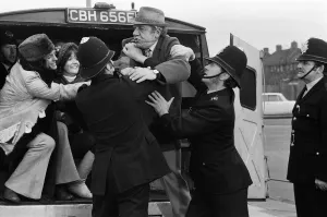 Images Dated 8th February 1972: Filming of the episode 'A Rolls By Any other Name'