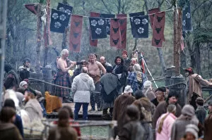 Images Dated 1st May 1985: The filming of Highlander film. Circa May 1985