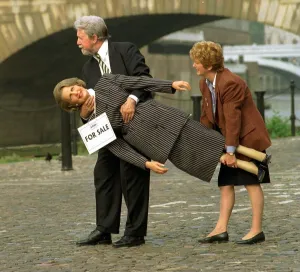 The final proof that the Tories are on the scrapheap Margaret Thatcher is carried The final proof that the Tories are on the scrapheap Margaret Thatcher is carried