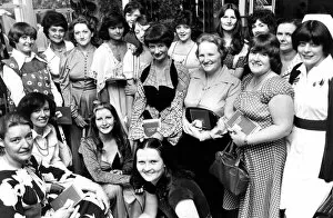 Images Dated 7th July 1977: Final year student nurses who were presented with their badges
