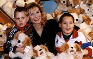 Fiona Fullerton actress at harrods for the launch of the sale of soft toy puppets Fiona Fullerton actress at harrods for the launch of the sale of soft toy puppets