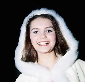 Fiona Fullerton actress in white fur trimmed hood msi