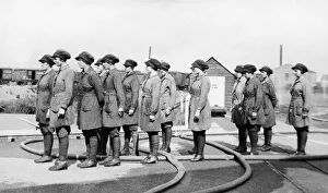 Fire drill at a famous munition works. With true North Country grit Fire drill at a famous munition works. With true North Country grit