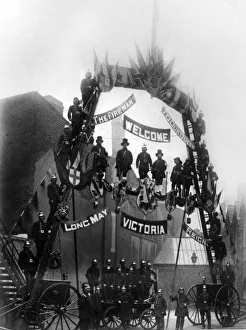 Firemen of Birmingham prepare for the visit of Her Majesty Queen Victoria to Firemen of Birmingham prepare for the visit of Her Majesty Queen Victoria to