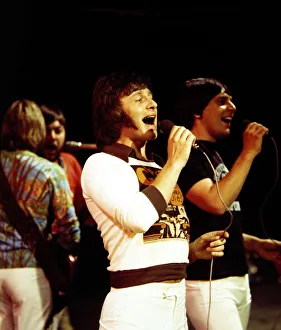 Images Dated 14th June 1974: First Class - Pop Group seen here during rehearsals for the BBC television