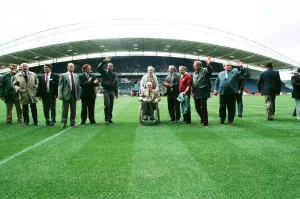 The first Huddersfield Giants home game at McAlpine stadium. 28th August 1994 The first Huddersfield Giants home game at McAlpine stadium. 28th August 1994