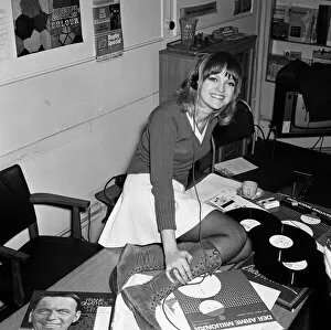 Images Dated 7th January 1970: The first Radio 1 female DJ Annie Nightingale starts 1970 with two new shows of her own