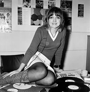 Images Dated 7th January 1970: The first Radio 1 female DJ Annie Nightingale starts 1970 with two new shows of her own