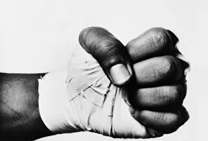 Images Dated 24th October 1974: The fist of George Foreman pictured for an article during the run up to The Rumble in