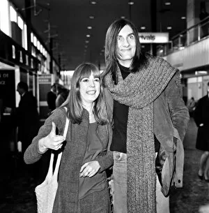 Images Dated 17th February 1970: The Fleetwood Mac pop group back in London. Members of the 'Fleetwood Mac'