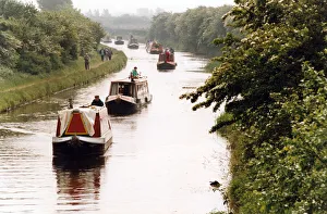 Aintree Gallery: A flotilla of barges winds their way through the waterways of Aintree and Bootle